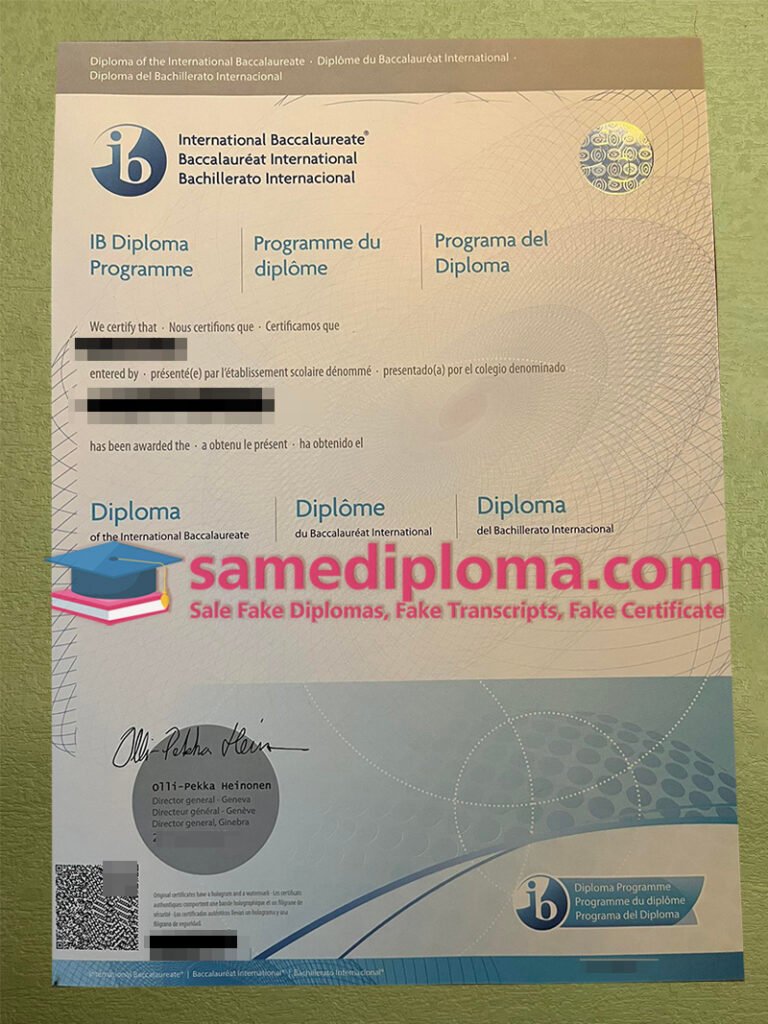 How to get a Fake international baccalaureate certificate? - Buy Fake ...
