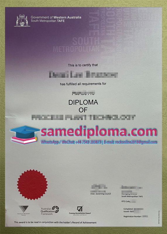 Purchase a copy of South metropolitan TAFE
