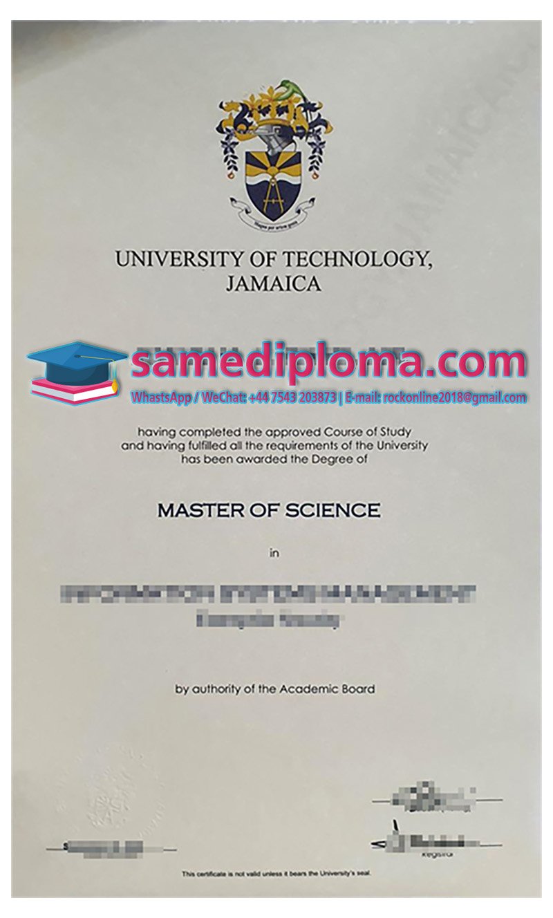 The way to making a fake degree of Jamaica