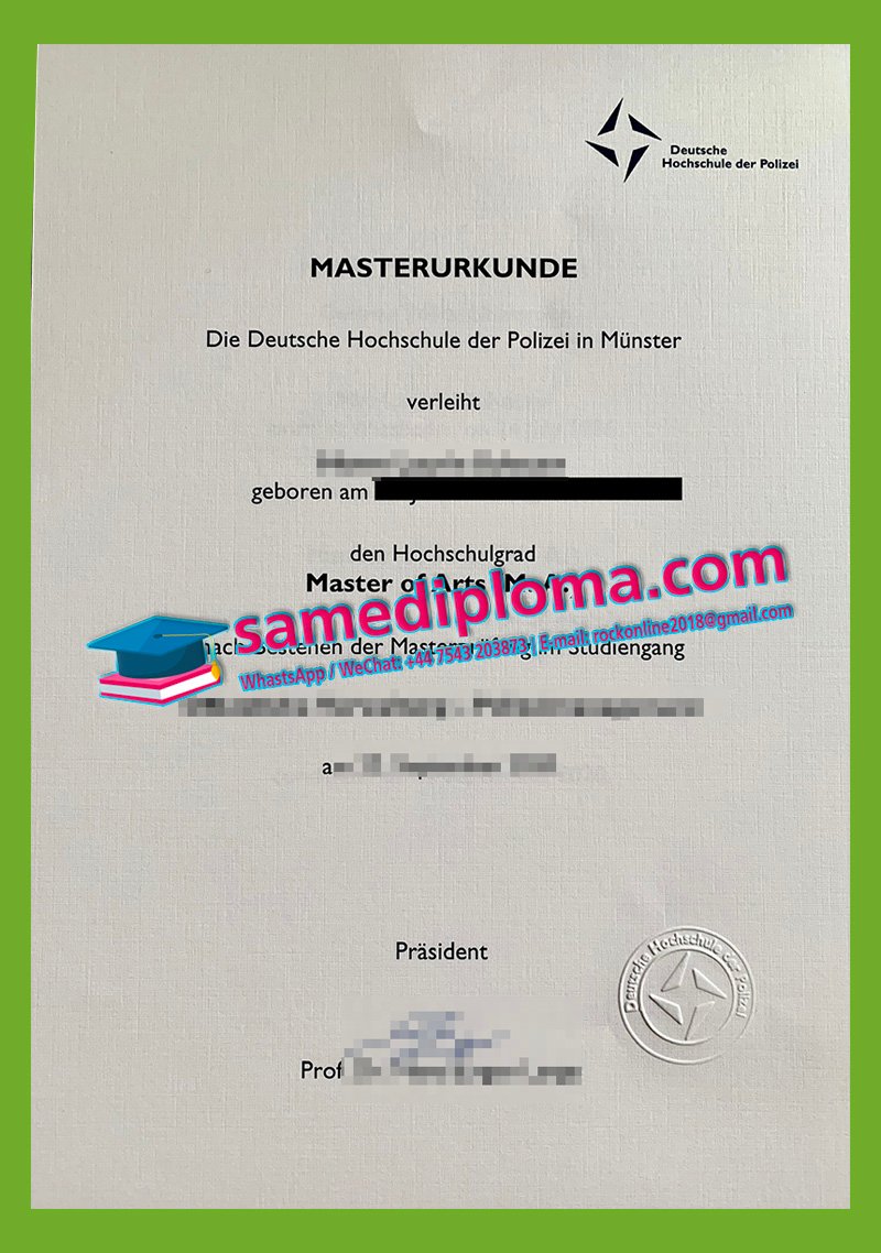How to buy a Deutsche Hochschule der Polizei Diploma buy a fake Deutsche Hochschule der Polizei diploma