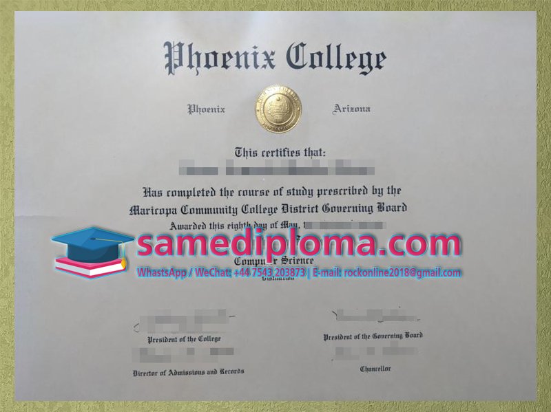 How can i buy a fake Phoenix College Associate Degree