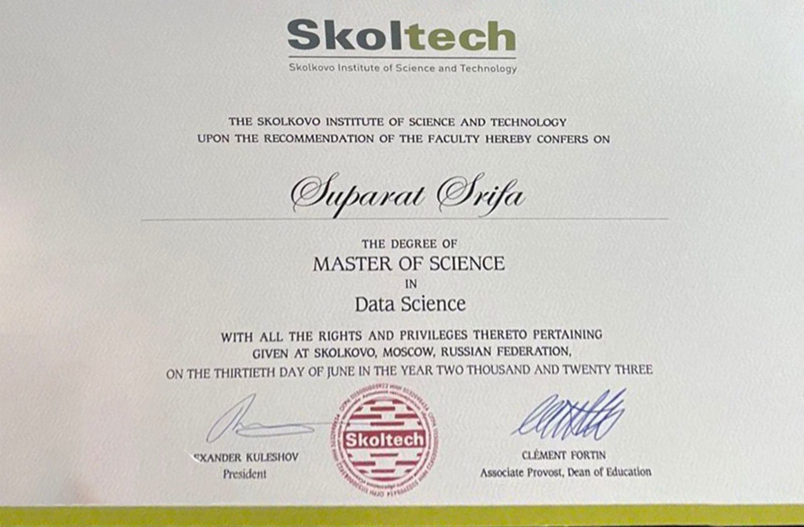 How to get a Skoltech Institute of Sceicen and Technology Diploma Skoltech Institute of Sceicen and Technology Diploma