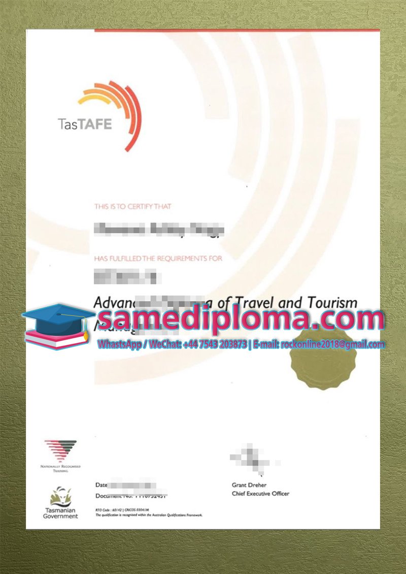 TasTAFE Advance Diploma, TasTAFE Certificate