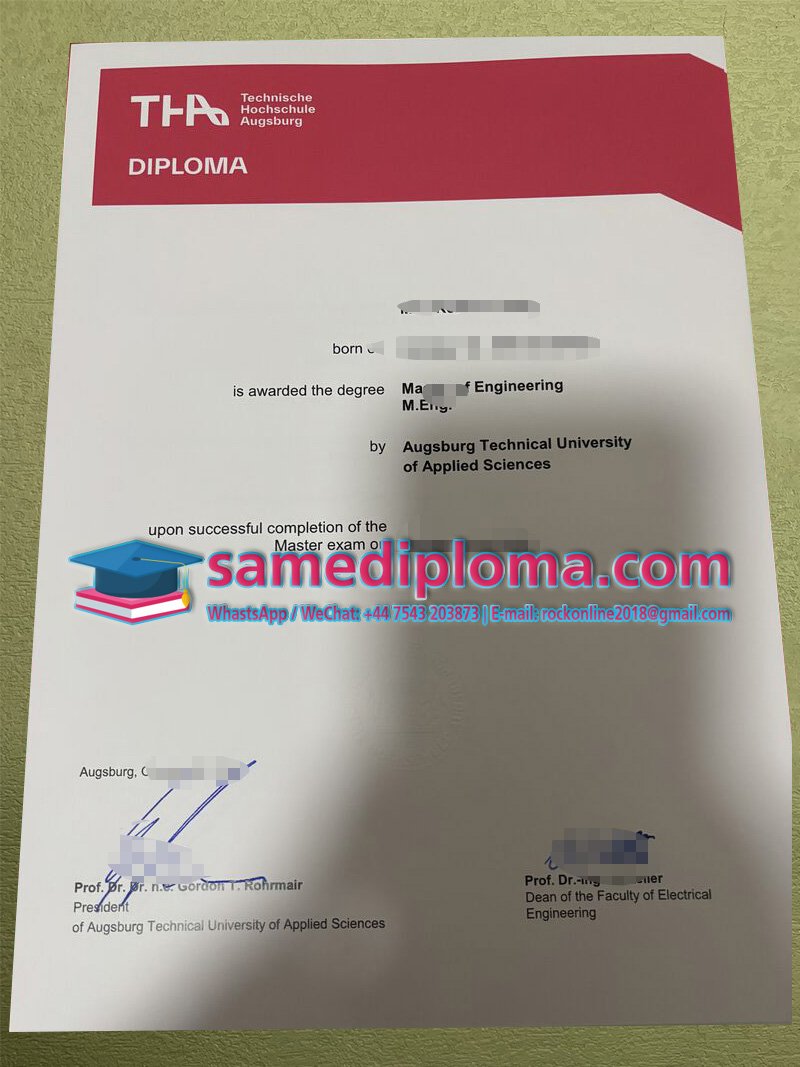 THA Diploma Urkunde THA Diploma Urkunde