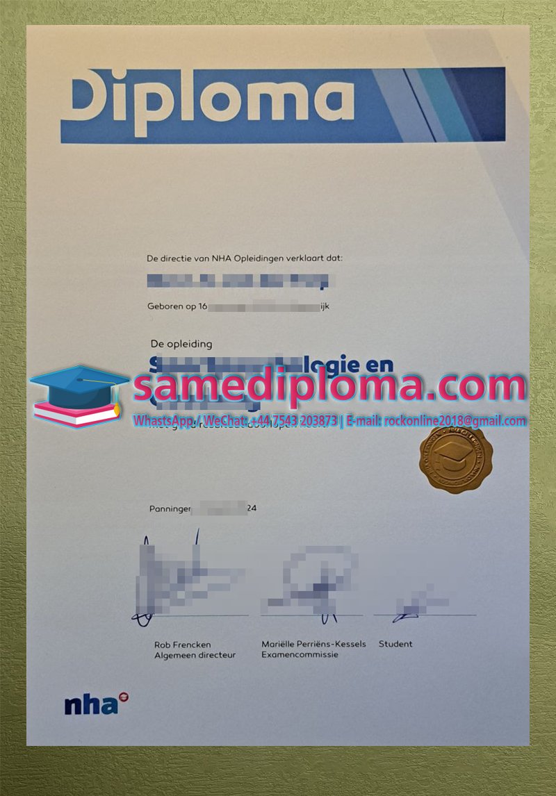 nha diploma