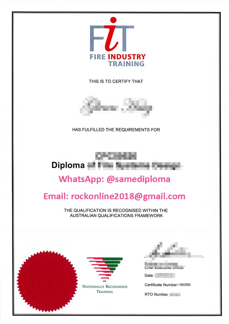 Fire Industry Training Diploma