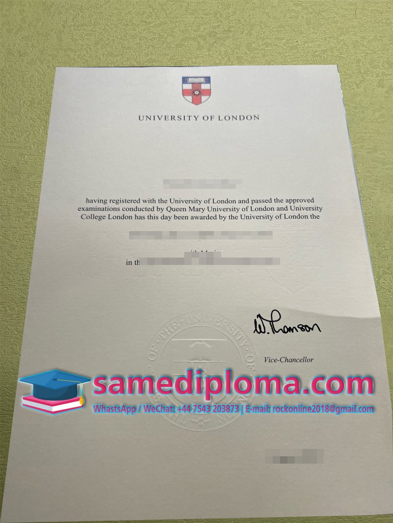 University of London Diploma