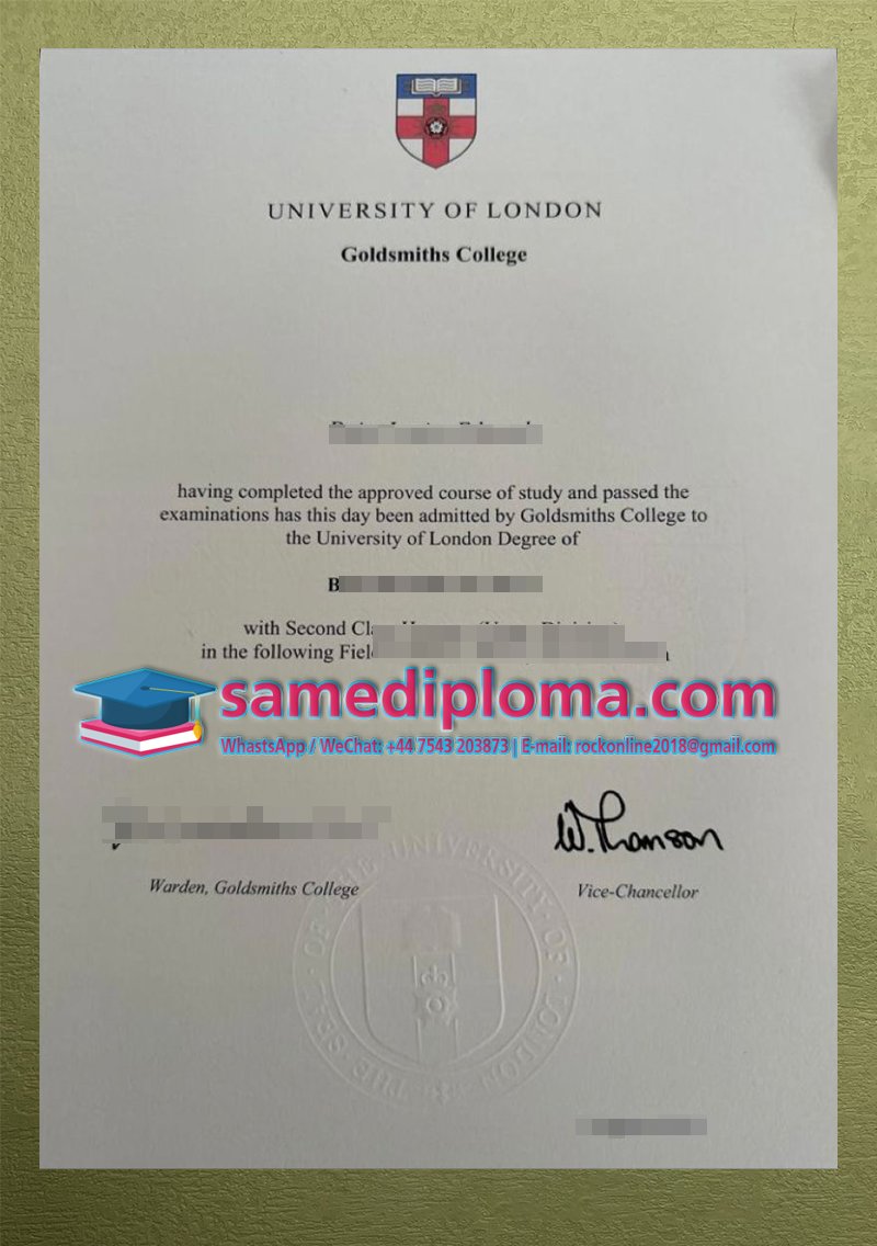 UoL Goldsmiths College Diploma