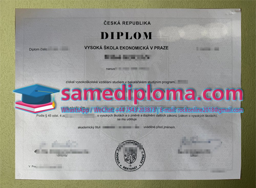 VYSOKÁ ŠKOLA EKONOMICKÁ V PRAZE Diploma