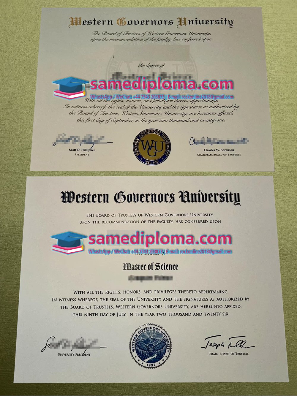 WGU Diploma
