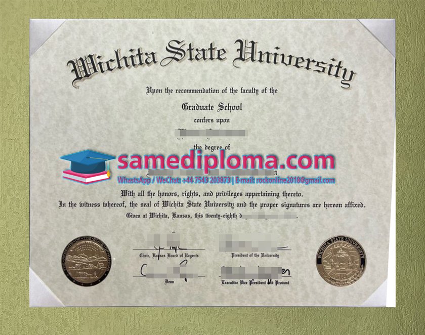 Wichita State University Diploma