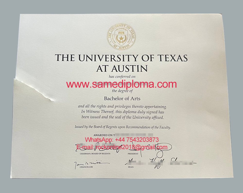 UT Austin Diploma