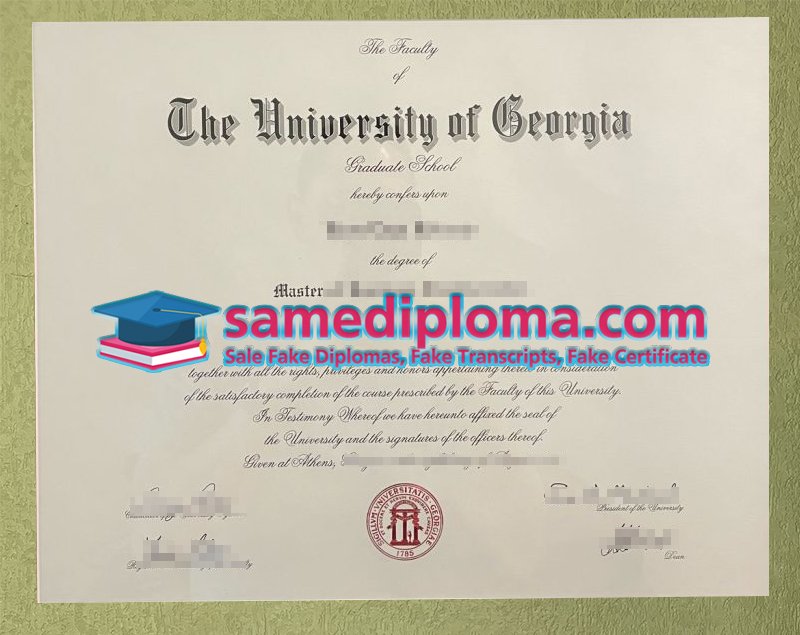 University of Georgia MBA Diploma