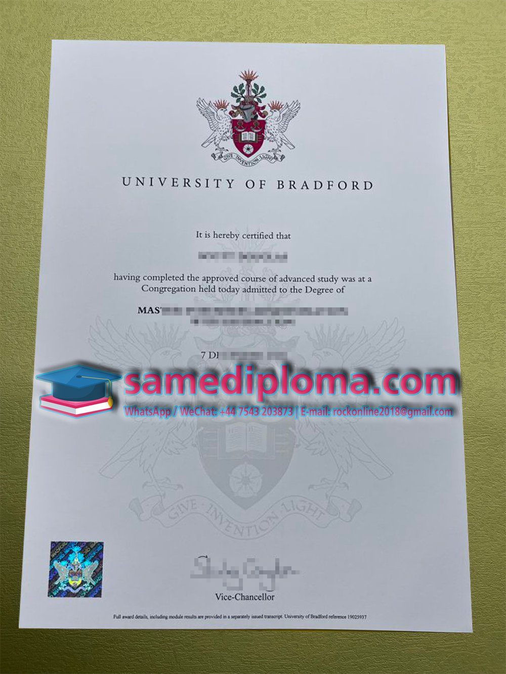 university of bradford diploma